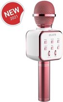 Sendo Karaoke Microfoon - Karaoke Set - Draadloos - Bluetooth  - Magische Stemvervormer - Voor de gezelligste feestjes - Rose