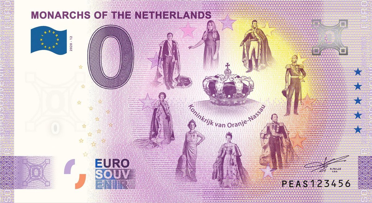 Euro Biljet Vorsten Van Nederland Koninkrijk Van Oranje Nassau Bol Com