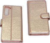 ZKl Telecom Telefoonhoesje - Book Case - Geschikt Voor Samsung Galaxy S21 Plus - Roze