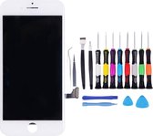 Voor iPhone 7 LCD Scherm wit -  met 16-delig professionele reparatiekit