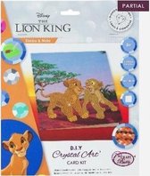Crystal Art Diamond Painting Kaart Lion King