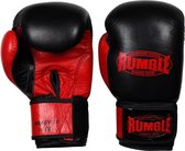 Rumble Ready 2.0 Leer (kick)bokshandschoen Zwart-Rood 12 Oz