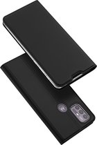 Luxe zwart book case hoesje Motorola Moto G30 / G20 / G10