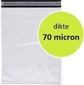 500 stuks - Verzendzakken (XL) 50 x 70 cm – 70 micron (kleding webshop)