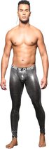 Andrew Christian Gunmetal Sheer Legging | Maat XL | Heren Legging | Mannen Sport Legging