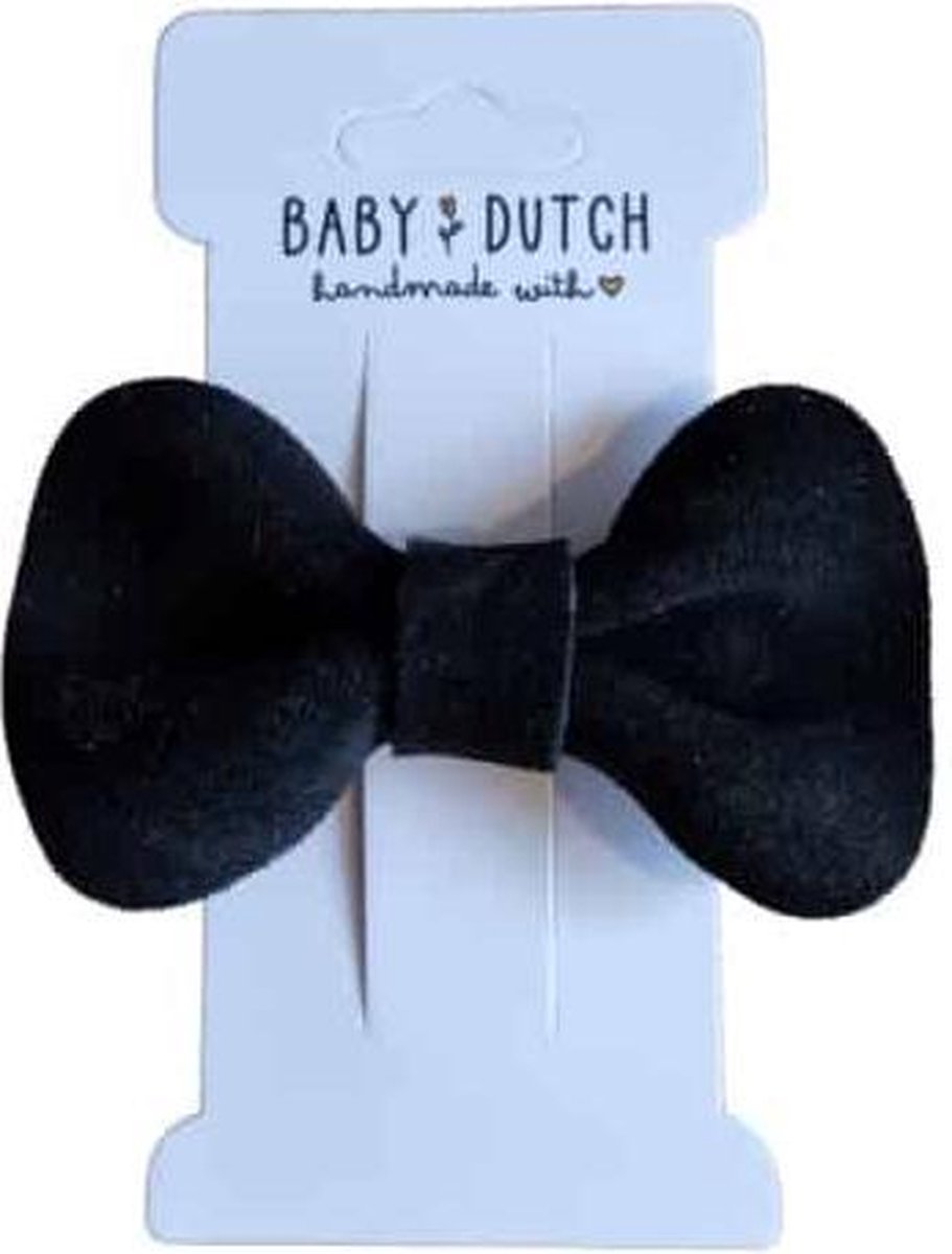 Baby Dutch haarstrikje zwart