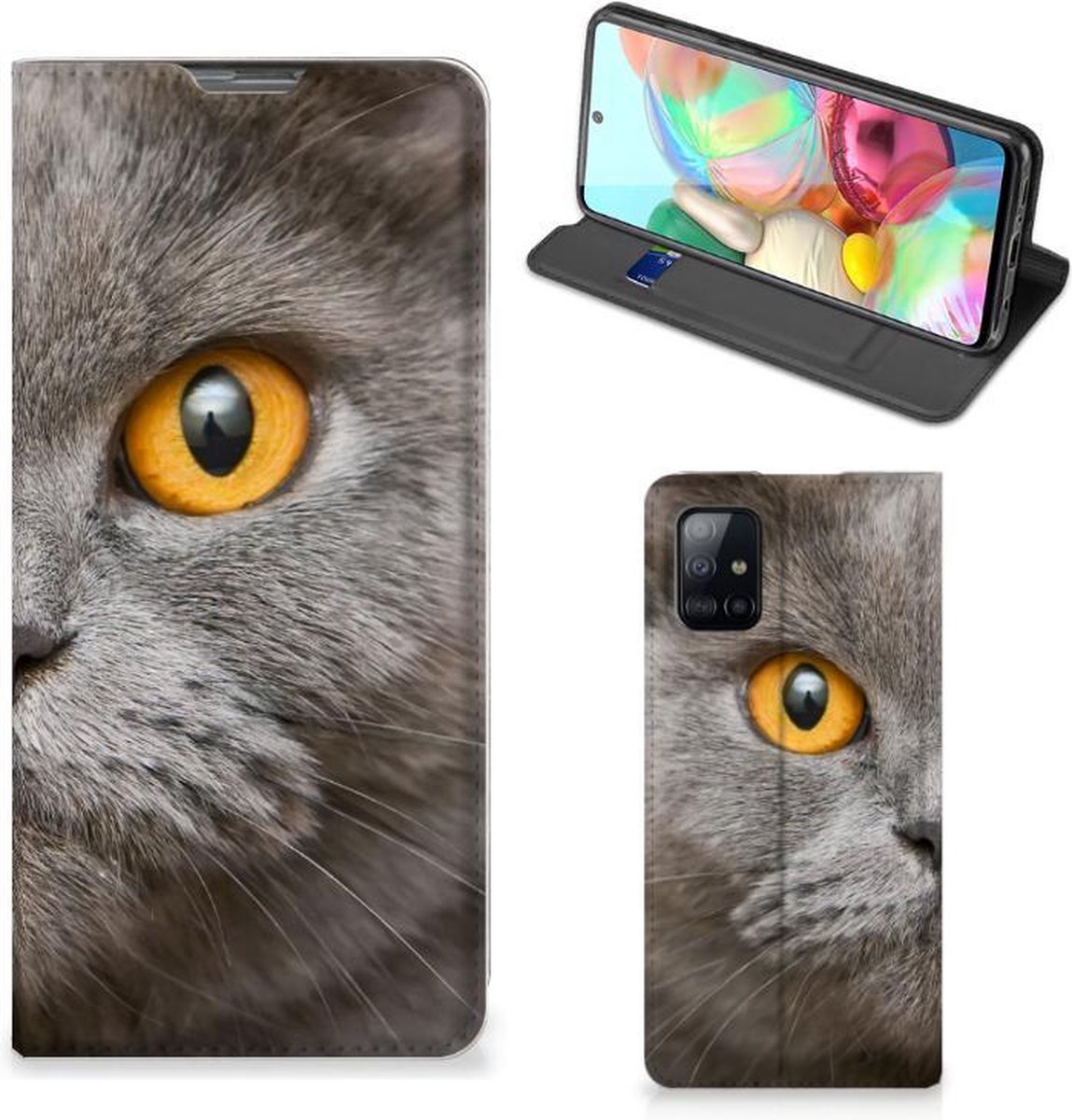 Hoesje maken Samsung Galaxy A71 Britse Korthaar