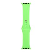 Voor Apple Watch Series 6 & SE & 5 & 4 44mm / 3 & 2 & 1 42mm siliconen horlogebandje, lange sectie (heren) (briljant groen)
