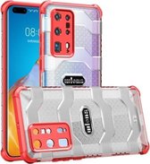 Voor Huawei P40 Pro + wlons Explorer Series PC + TPU beschermhoes (rood)