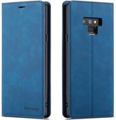 Voor Galaxy Note9 Forwenw Dream Series Oil Edge Sterk magnetisme Horizontale flip lederen tas met houder & kaartsleuven & portemonnee & fotolijst (blauw)