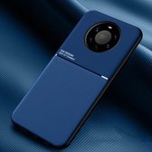Voor Huawei Mate 40 Pro + Classic Tilt Strip Grain Magnetisch Schokbestendig PC + TPU-hoesje (blauw)