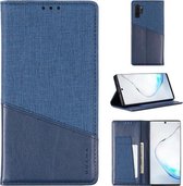 Voor Samsung Galaxy Note 10 Pro MUXMA MX109 Horizontale Flip Leren Case met Houder & Kaartsleuf & Portemonnee (Blauw)