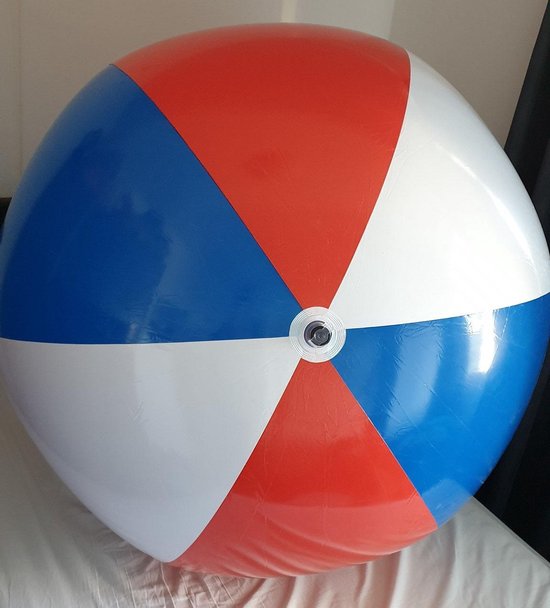 Grand ballon de plage gonflable 1,4 mètre de couleurs gonflées