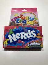 Jelly Straws-Nerds-Nerds Rainbow-1x13 Jelly Straws 1xNerds 141 g
