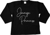 Verjaardag shirt lange mouw jarige princess-Maat 98