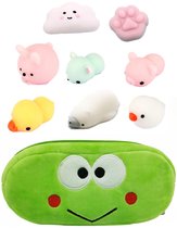 BrightSide Toys - Mochi Squishy - Fidget Toy - Etui kikker 8 stuks