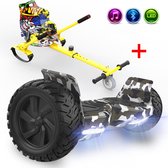 Evercross Challenger Hoverboard 8.5 Inch | 700W | Bluetooth Speaker | Camouflage + Hoverkart Hiphop