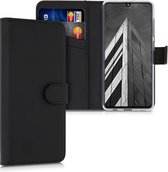 kwmobile telefoonhoesje voor Samsung Galaxy A41 - Hoesje met pasjeshouder in zwart - Wallet case