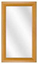 Spiegel met Ronde Houten Lijst - Beuken - 40 x 120 cm