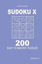 Sudoku X - 200 Easy to Master Puzzles 9x9 (Volume 11)