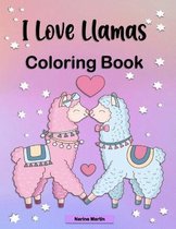 I Love Llamas Coloring Book