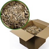 Houtsnippers houtchips tuin bodembedekking in doos | 20 kg | houtsnipper grondbedekking tuinperkjes / bloempotten
