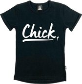 KMDB Shirtje Chick Black Meisjes Zwart - Maat 116