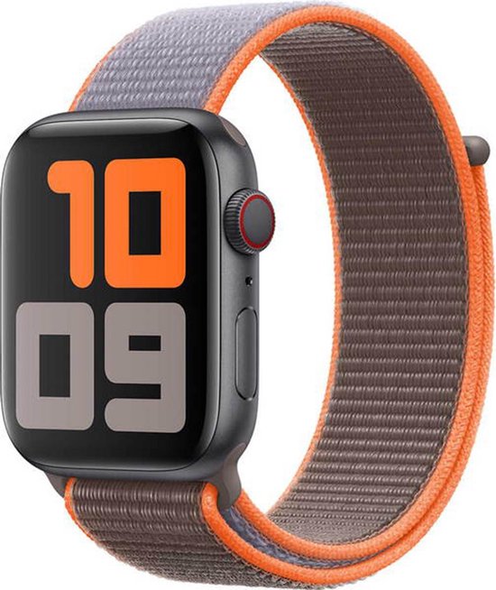 Apple Sport Loop Band voor de Apple Watch Series 1 / 2 / 3 / 4 / 5 / 6 / 7 / 8 / 9 / SE / Ultra (2) - 42 / 44 / 45 / 49 mm - Vitamin C