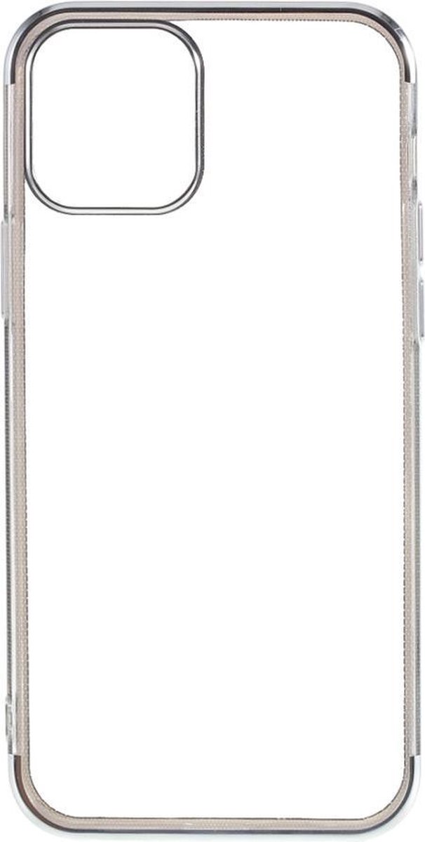 Beschermende softcase iPhone 12 Pro Max - Shining - Transparant/zilver