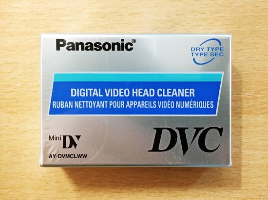 Panasonic  mini dv   reinigingscassette  ,digital video head cleaner, AY-DVMCLWW