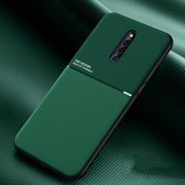 Voor vivo X27 Pro Classic Tilt Strip Grain Magnetisch Schokbestendig PC + TPU-hoesje (groen)