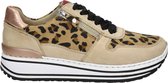 Ara Sapporo dames sneaker - Bruin multi - Maat 37