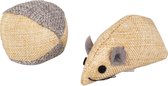 Kattenspeeltje Muis en Bal Juns - Multicolor - 8 x 4.5 x 3.5 cm