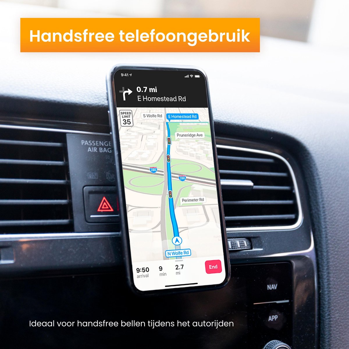 R2B Magnetische Telefoonhouder Auto Ventilatie - Telefoonhouders Auto - Gsm Houder Auto - Mobiel Houder Auto - Autohouder - Telefoon Houder Magneet - Auto Telefoonhouder - Phone Holder Car – foto 5