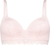 Hunkemöller Dames Lingerie Voorgevormde bh zonder beugel Yvonne  - Roze - maat E80