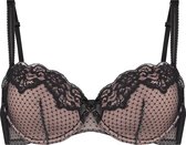 Hunkemöller Dames Lingerie Voorgevormde beugel bh Marion  - Zwart - maat E75