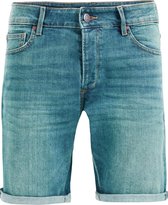 WE Fashion Heren regular fit denimshort - Maat W30