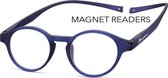 Montana MR60B leesbril met magneetsluiting +2.50 blauw - magneetbril
