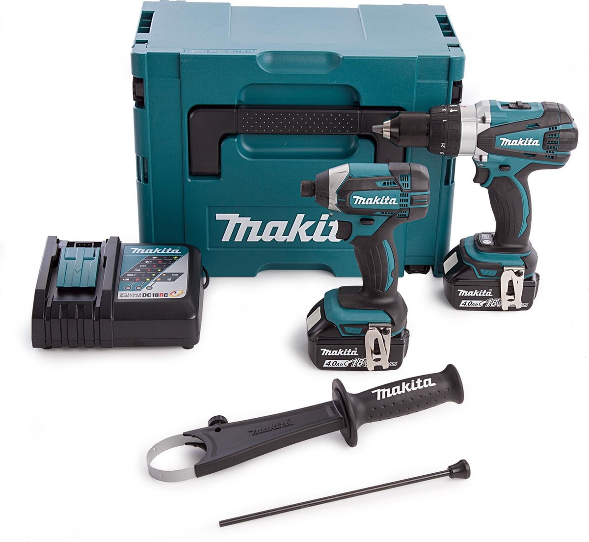 Pack 2 outils MAKITA DLX2145TJ (DHP458 + DTD152) 18 V LXT Li-Ion (2 x 5 Ah)