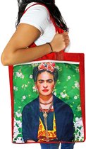 ZENSEOUS Duurzaam Schoudertas Big Bag Shopper Strandtas XL Oversized Boho Hobo Duurzaam Hip Frida Kahlo Taupe