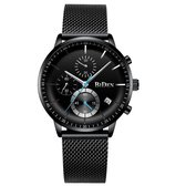 BiDen - Unisex Horloge - Zwart/Zwart - Ø 41mm (productvideo)