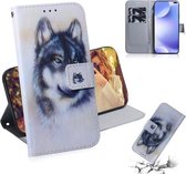 Voor Xiaomi Redmi K30 3D Gekleurde Tekening Horizontale Flip Leren Case met Houder & Kaartsleuf & Portemonnee (Wolf)