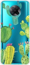 Voor Xiaomi Redmi K30 Pro schokbestendig geverfd transparant TPU beschermhoes (cactus)
