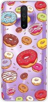 Voor Xiaomi Redmi K30 schokbestendig geverfd transparant TPU beschermhoes (donuts)