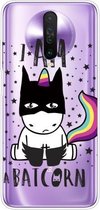 Voor Xiaomi Redmi K30 schokbestendig geverfd transparant TPU beschermhoes (Batman)