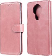 Voor Nokia 3.4 / 7.3 Classic Calf Texture PU + TPU Horizontale Flip Leather Case, met houder & kaartsleuven & portemonnee (Rose Gold)