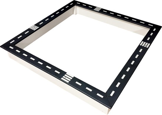 Sunny Sandy Bac À Sable Enfant En Noir / Blanc Avec Motif De Rue | Bac À Sable Pour Enfants En Bois Avec Bâche & Rue Pour Chariot De Jeu | 127 X 127 | Leroy Merlin