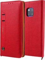 Voor Huawei Mate 20 Pro CMai2 Kaka-serie Litchi Texture Horizontale flip lederen tas met houder en kaartsleuven (rood)