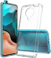 Voor Xiaomi Redmi K30 Pro Krasbestendig TPU + acryl beschermhoes (transparant)