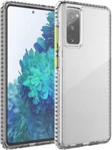 Voor Samsung Galaxy S20 FE 2 in 1 Ultra Clear Elf schokbestendige pc + TPU-hoes met verwijderbare kleurknop (geel)